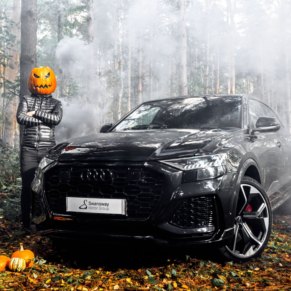 Pumpkins belong on porches. Power belongs here. 🖤

Ready to roll into Halloween like a boss? Drop a 🎃 in the comments if you'd take this for a spin?

#HappyHalloween | #HalloweenDrive | #AudiUK | #Swansway