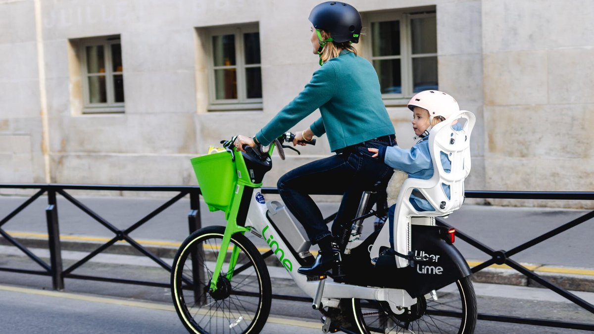 GNT_fr's tweet image. Lime déploie 500 vélos électriques avec sièges enfants à Paris generation-nt.com/actualites/lim… #Lime #Paris