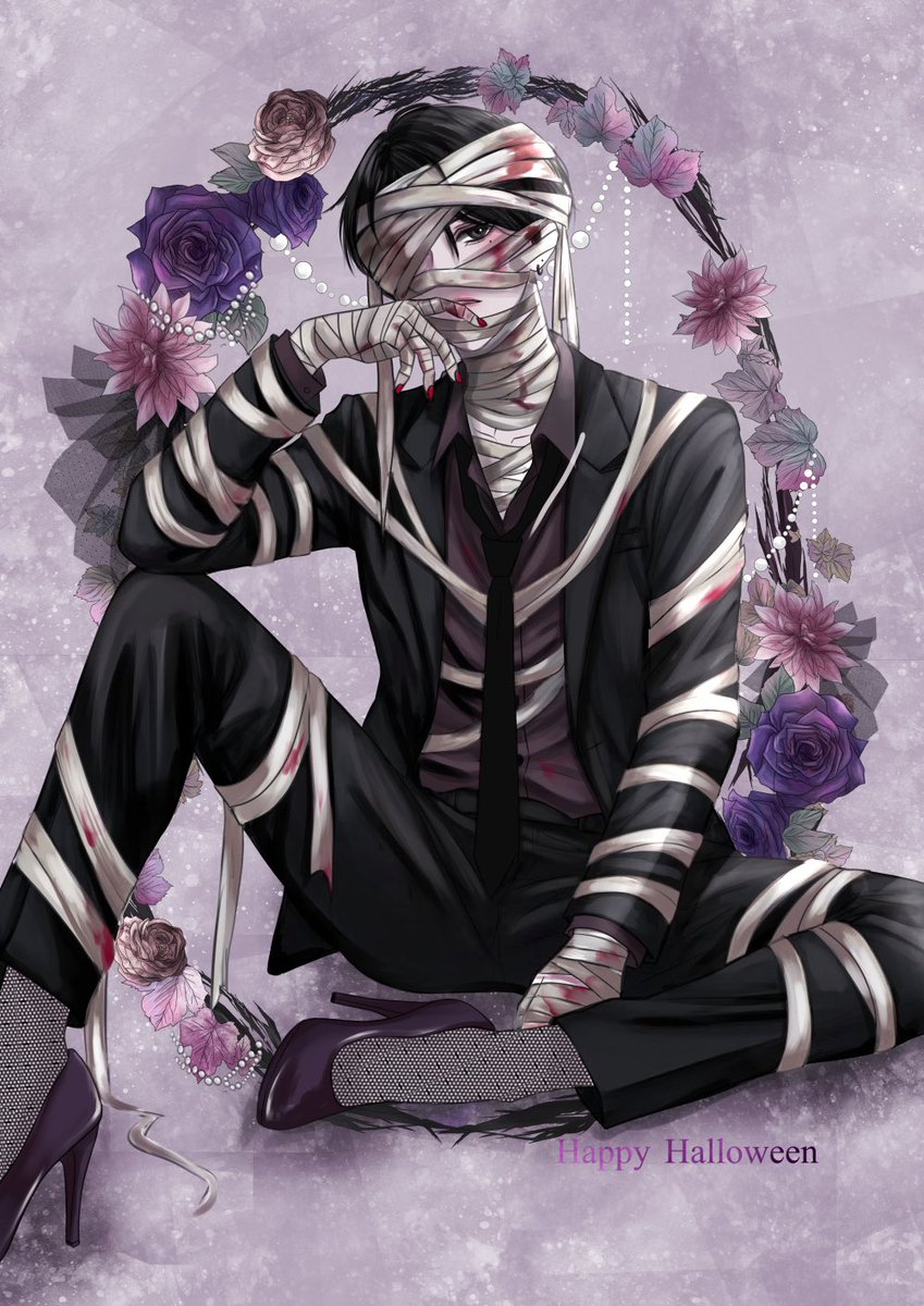 ミイラ男×スーツ×ハイヒール男子

#happyhalloween2025