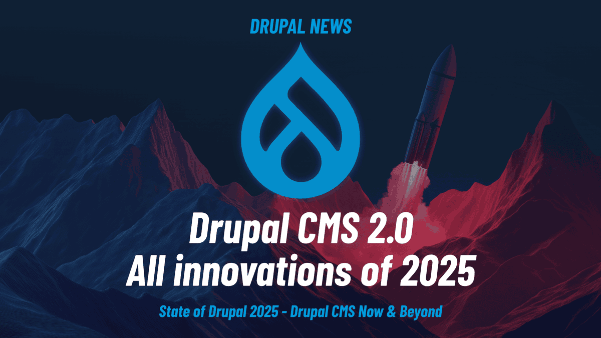 AikavT's tweet photo. 🚀 Drupal is evolving fast for the AI era!
From visual editing &amp; site templates to AI-powered workflows — the 2025 update shows how Drupal is shaping the future of web building.
👉 Read more: https://t.co/NxKR8g4qhb
#Drupal #AI #WebDevelopment https://t.co/6bcKr1qJIK
