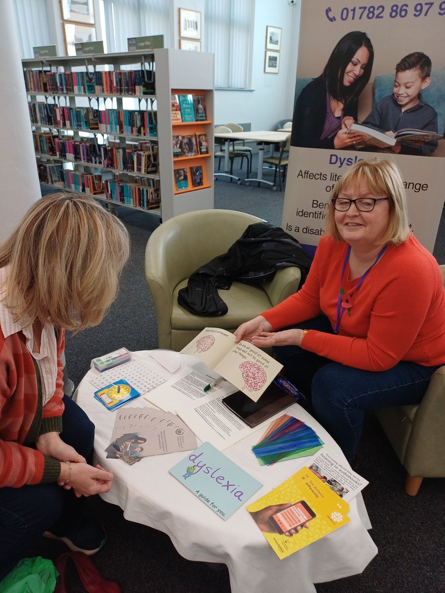DyslexiaStaffs's tweet image. Thanks to the lovely team at Longton Library for hosting us this week.
Look out for future community sessions across Staffordshire that will be running thanks to our funders.  #longtonlibrary #stokeontrentlibrary #stokeontrentlibraryservice #staffordshirelibrary  #everyone