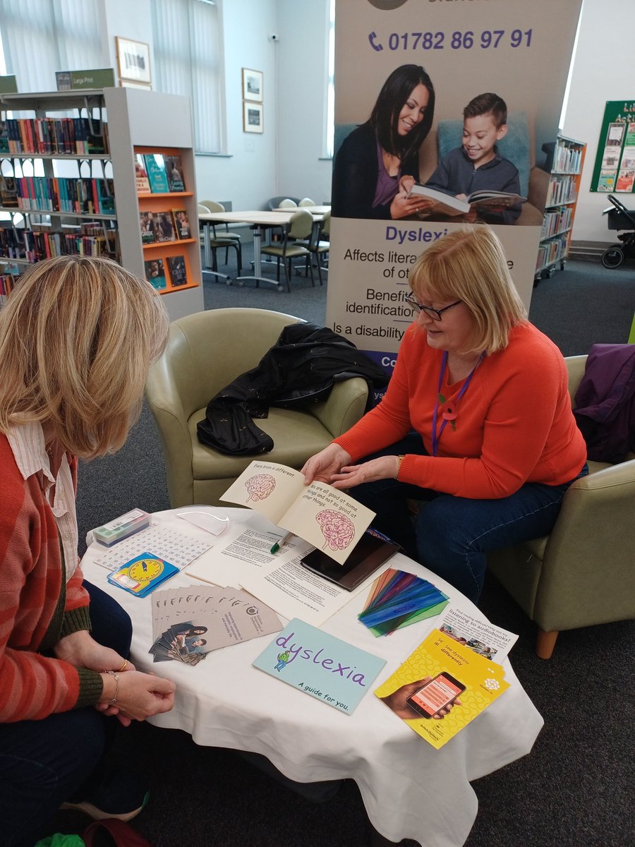 DyslexiaStaffs's tweet image. Thanks to the lovely team at Longton Library for hosting us this week.
Look out for future community sessions across Staffordshire that will be running thanks to our funders.  #longtonlibrary #stokeontrentlibrary #stokeontrentlibraryservice #staffordshirelibrary  #everyone
