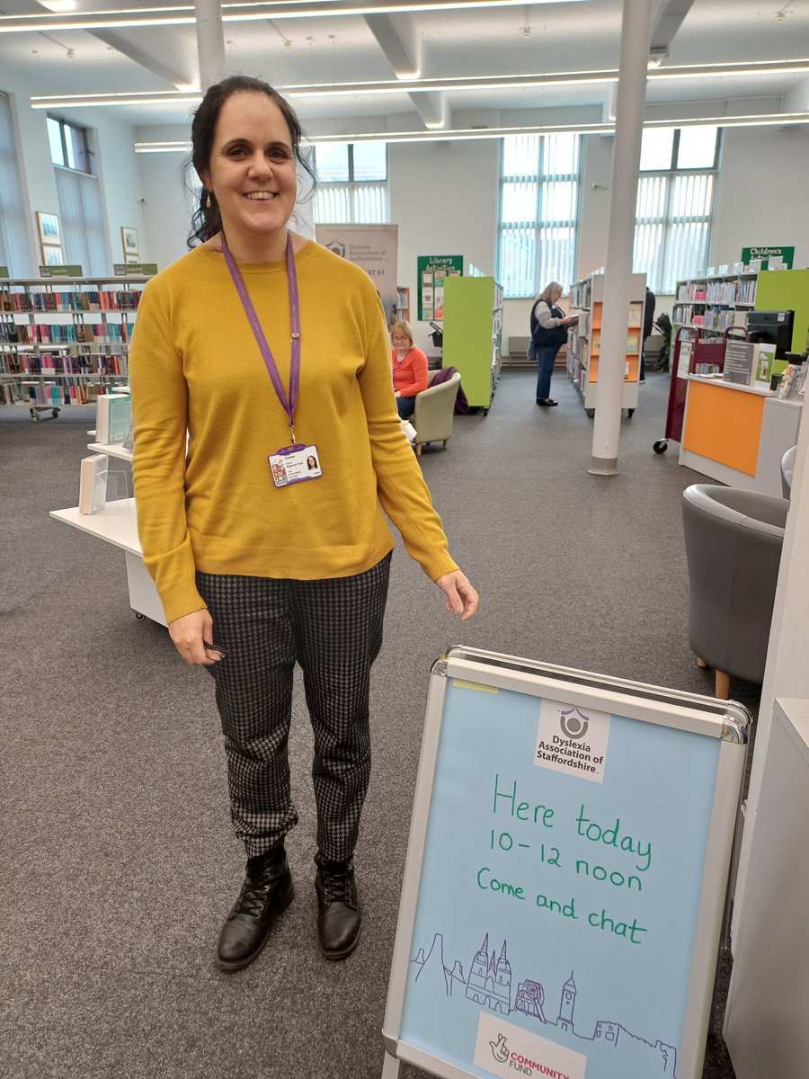 DyslexiaStaffs's tweet image. Thanks to the lovely team at Longton Library for hosting us this week.
Look out for future community sessions across Staffordshire that will be running thanks to our funders.  #longtonlibrary #stokeontrentlibrary #stokeontrentlibraryservice #staffordshirelibrary  #everyone
