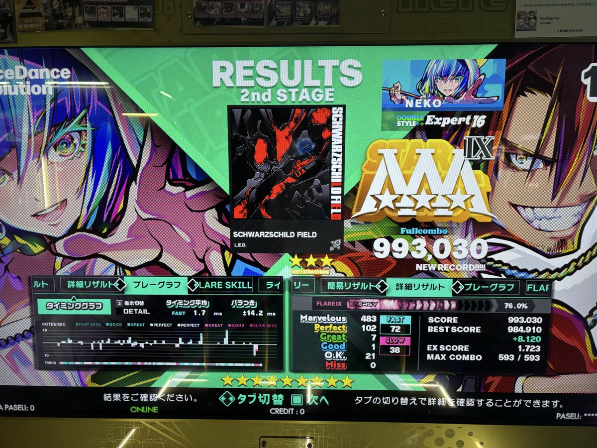 ddr_neko's tweet image. 今日も踏みに来たけど昨日の不調が嘘みたい