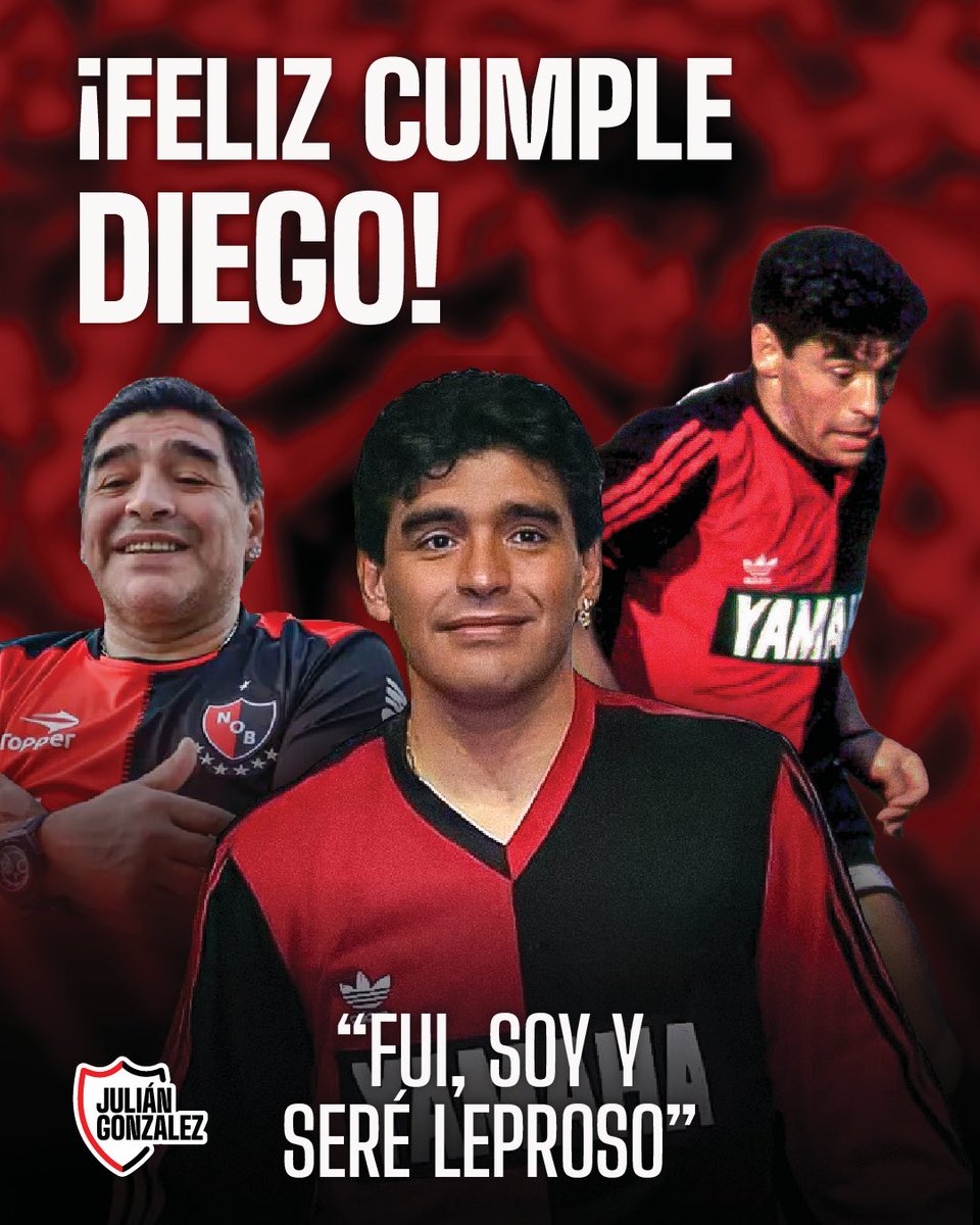 Eterno en nuestros corazones. ¡Feliz cumple, Diego! ❤️🖤