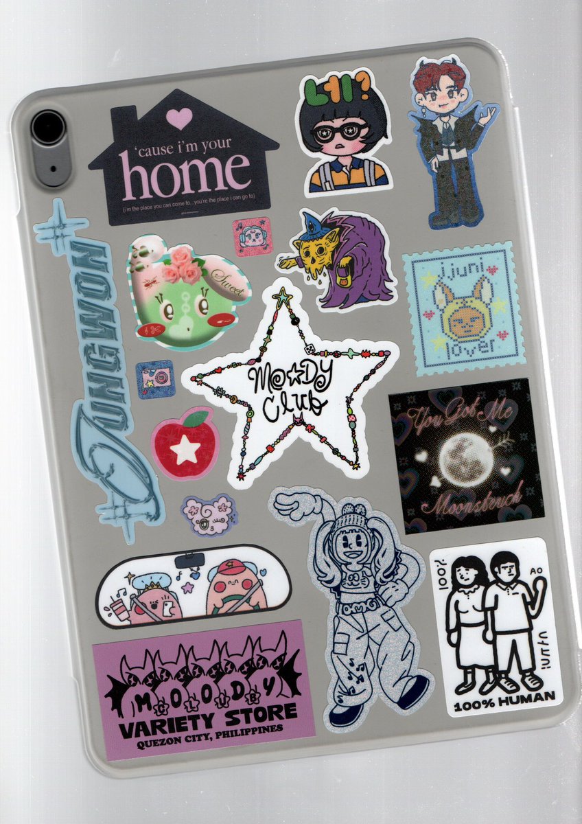deokuden's tweet image. i decorated my ipad case ♪(๑^o^๑)♪