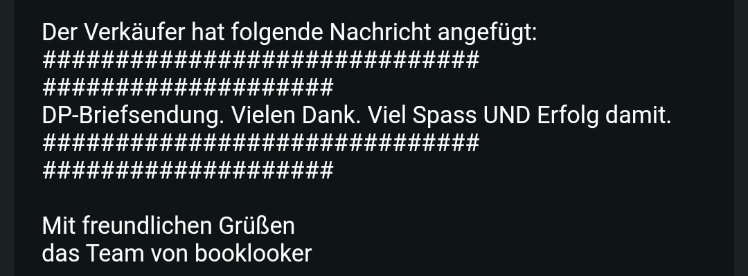 danke herr booklooker-verkäufer