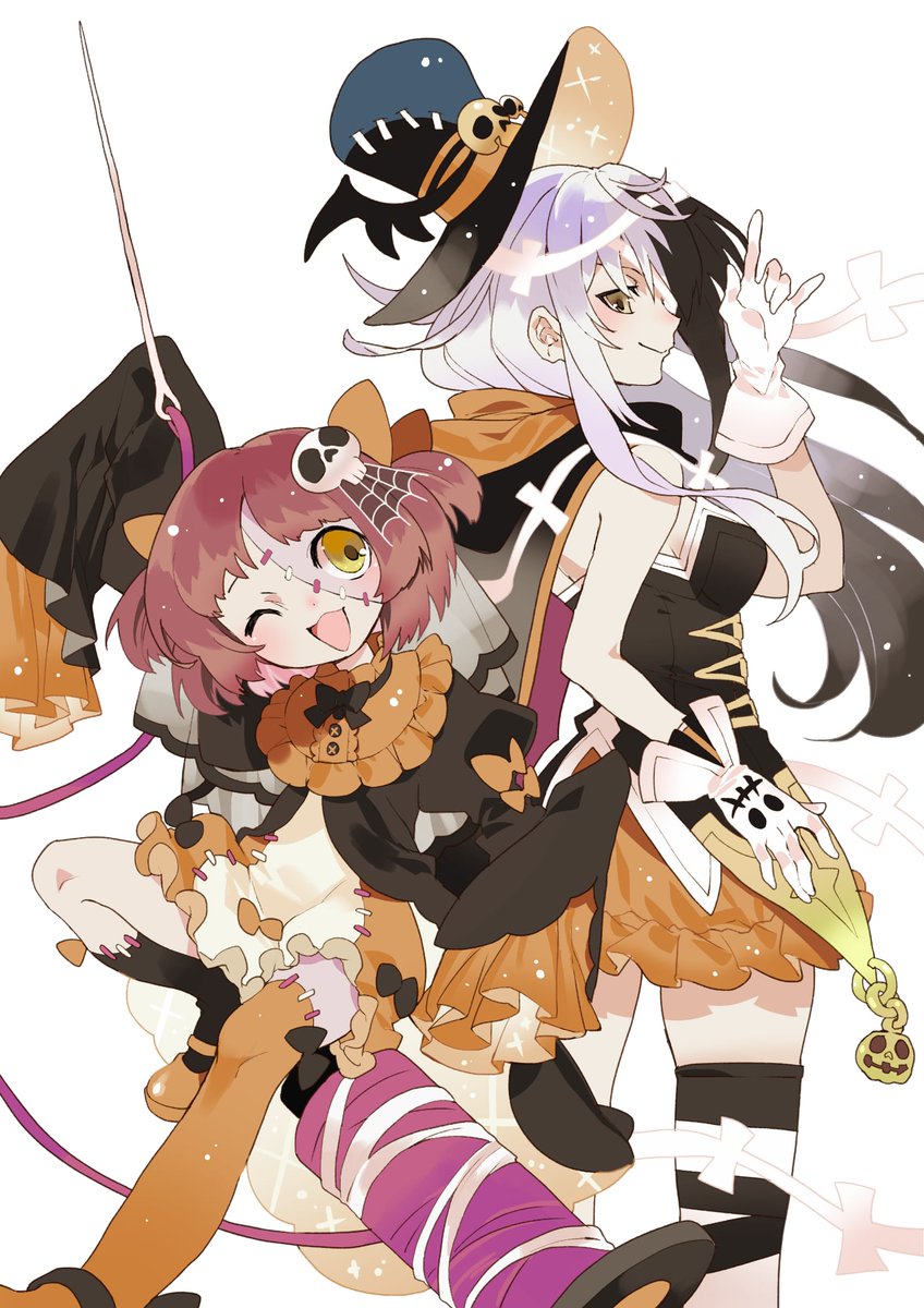 友、描いてくれた🎃👻💀