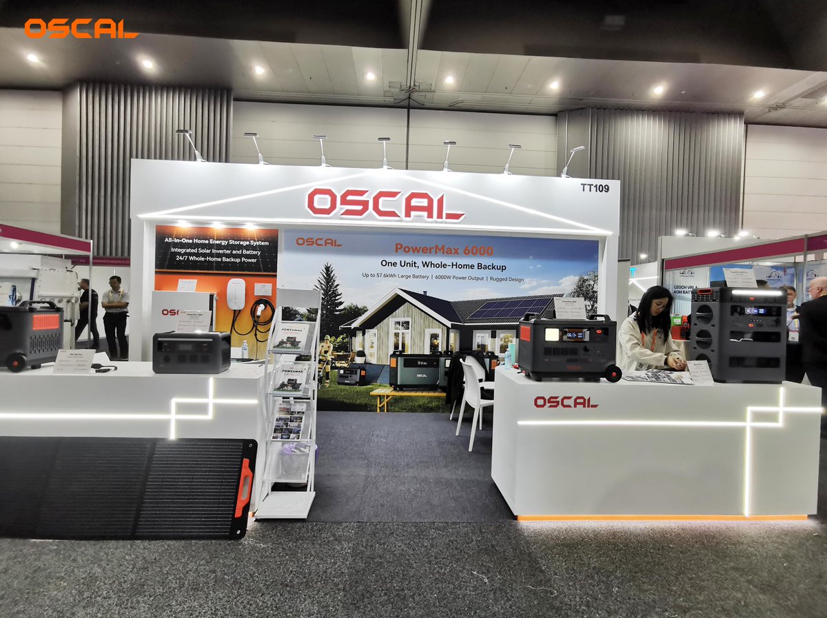 OscalJapan's tweet image. All Energy Australia 2025が開幕しました！🇦🇺
初日から多くの方にご来場いただき、感謝しています。

明日もMCEC・ブースTT109でお待ちしています🔋

#OSCAL #AllEnergyAustralia #エネルギーソリューション #電力ステーション