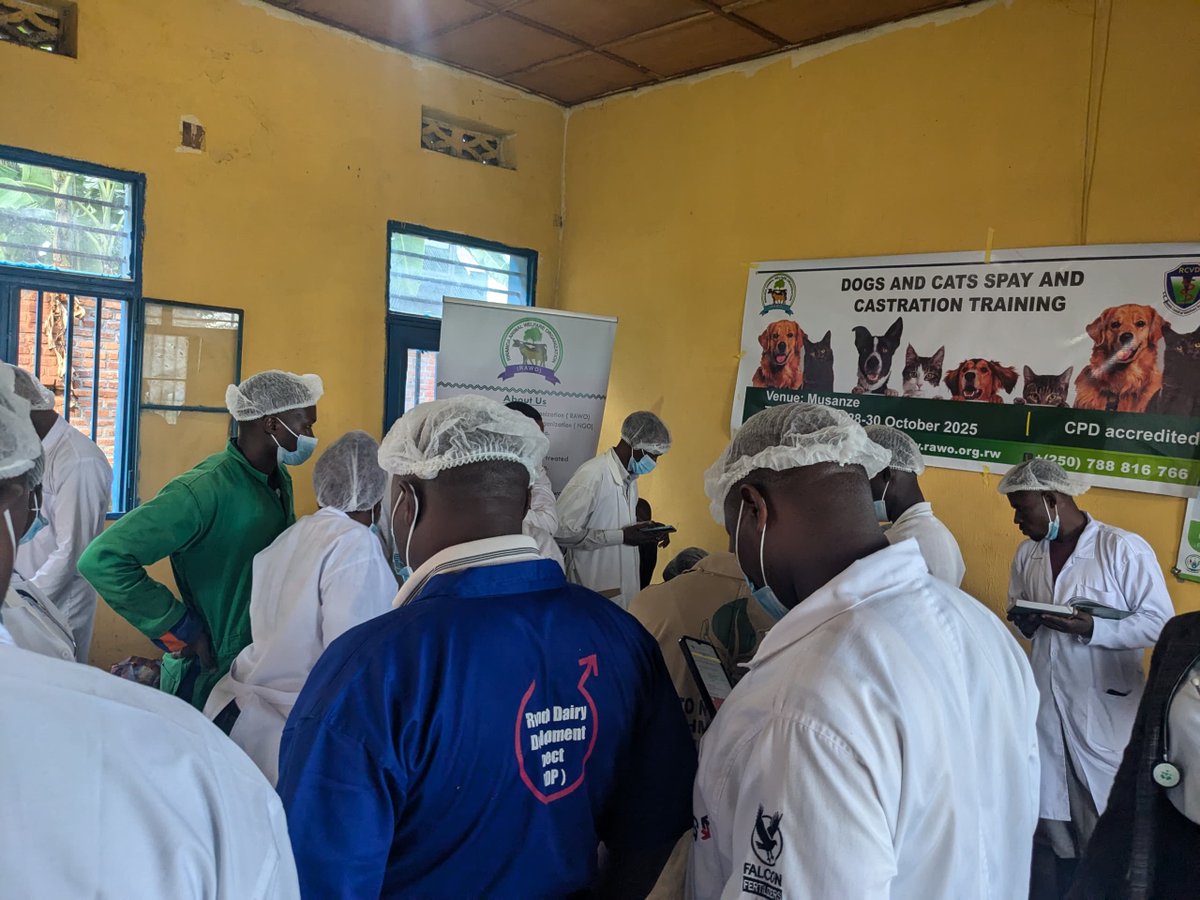 Promoting Animal Welfare Through Professional Excellence

From October 28 to 30, the Rwanda Animal Welfare Organization (<a href="/RAWO_Rwanda/">RWANDA ANIMAL WELFARE ORGANIZATION</a>), an accredited CPD provider by the Rwanda Council of Veterinary Doctors (<a href="/RwandaVets1/">Rwanda Council of Veterinary Doctors</a>), organized a Continuous Professional Development (CPD)