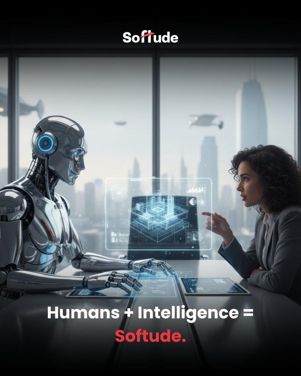 Softude_'s tweet image. AI gives 10 ideas in 2 seconds. Human gives 1 idea in 10 minutes.
But that 1 idea makes AI smarter.

#AI #SmartWork #AIvsHumans #Softude