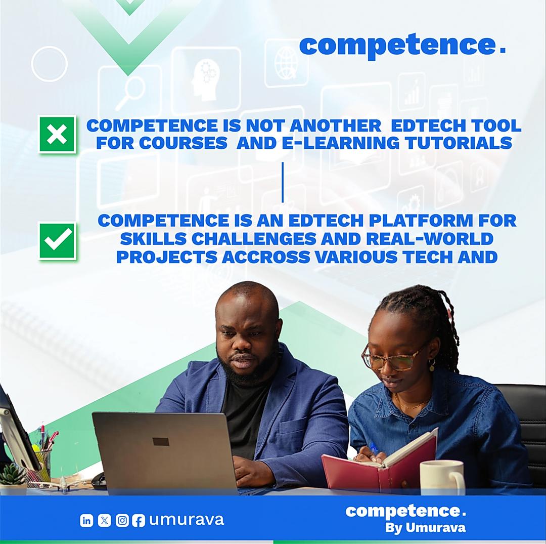 Umurava_'s tweet image. We believe the best way to learn is by doing.That’s why Competence gives you real challenges and projects not just lessons so you can build the skills employers actually seek for!🚀

Create your account now and at competence.umurava.africa

#CompetenceByUmurava #LearnByDoing