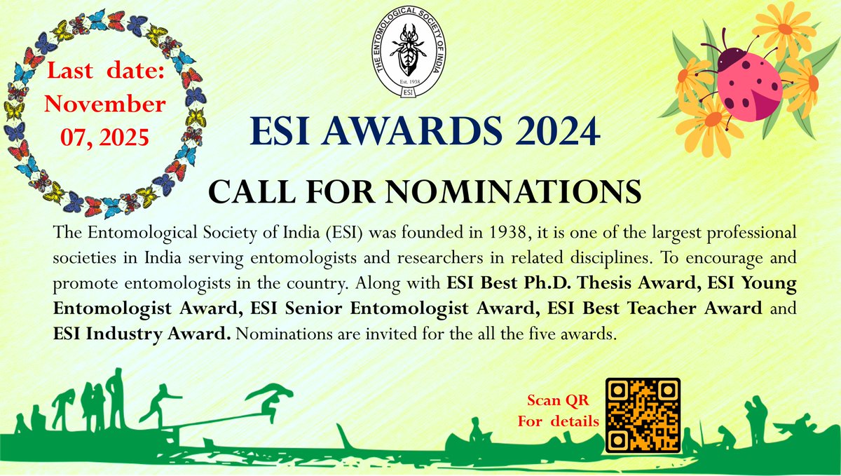 Entomological Society of India- IJE tweet media