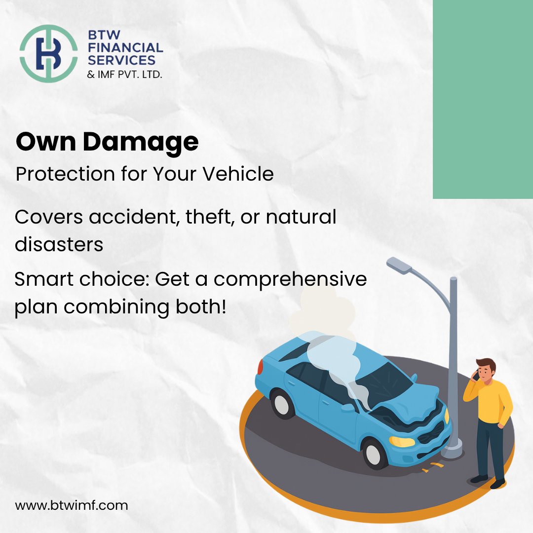 BtwImf's tweet image. Insure your drive!
Third-Party is mandatory, but Own Damage protects your car.
Get comprehensive coverage today with us!

#btwimf #motorinsurance #carinsurance #thirdpartycover #owndamage #comprehensiveinsurance #insuranceindia #financialplanning #vehiclesafety