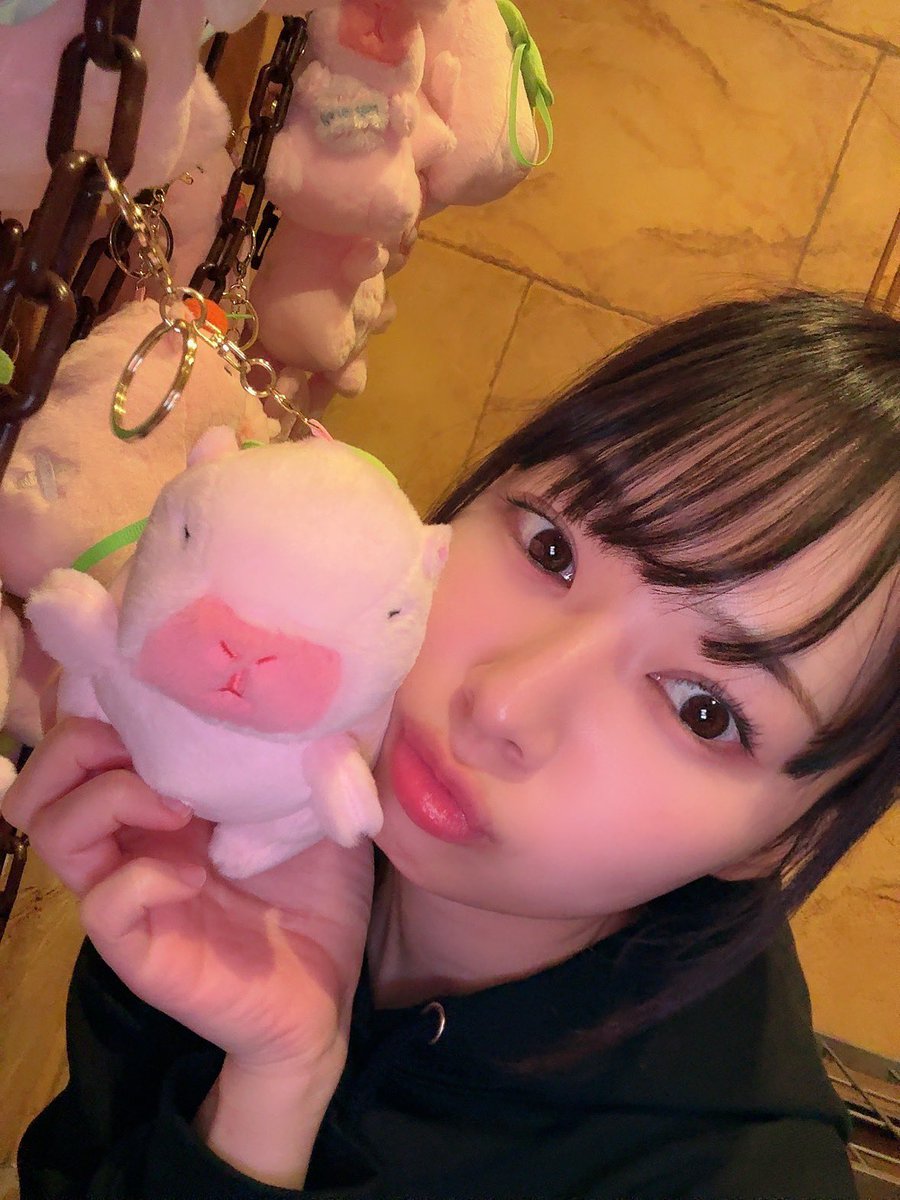 CAN 缶バッジ ピンク背景 女性 めいどりーみん きゃん こぎみゅん