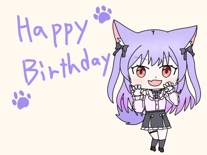 お誕生日おめでとうございます! #ルルンルルリカ爆誕2025 #ルールル美術館