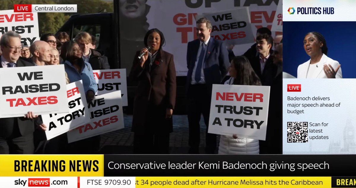 reformparty_uk's tweet photo. You can never trust a Tory. 

They raised your taxes just like Labour — and they'd do it all over again. https://t.co/hG76QoR5tX