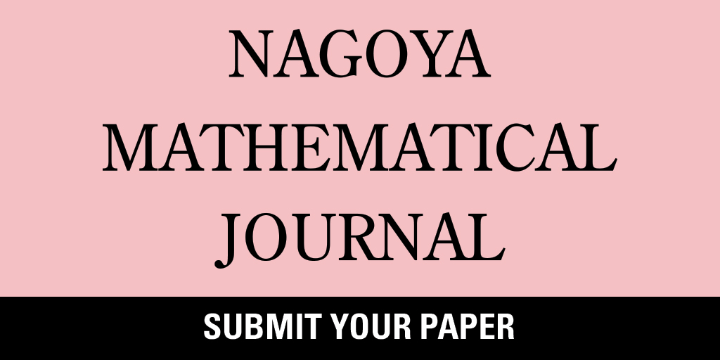 Interested in submitting your article to Nagoya Mathematical Journal? Click here for more information. 
📚 cup.org/4hqCnwS