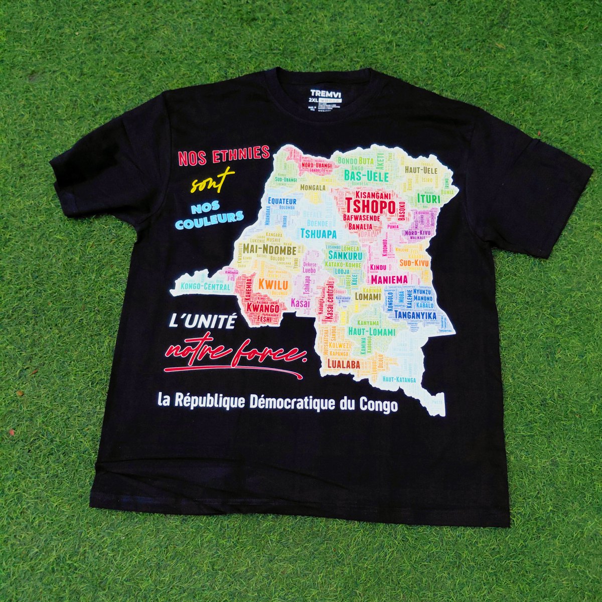 tremvi's tweet photo. Le très nécessaire T-shirt RDC - « Nos ethnies sont nos couleurs, l’unité notre force. »
Portez le fièrement : il révèle le patriotisme qui sommeille en vous.
Commandez : 20 $
+243 810 674 131 || +243 999 187 454 || +243 970 656 029
Abonnez vous :
https://t.co/mXv5zhd1U9 https://t.co/q3Ilsru7pc
