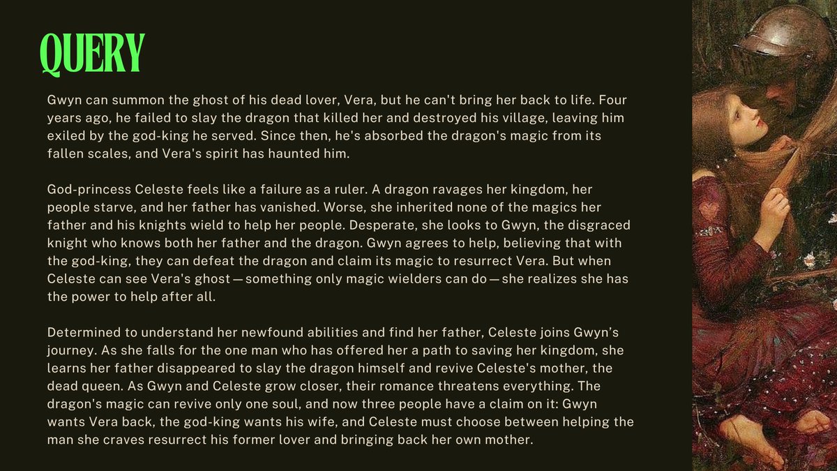 collinbrazan's tweet photo. TIL DEATH DO US BARD x PALADIN'S GRACE

Gwyn aims to resurrect his ghostly lover, Vera, by slaying the dragon she fell to. But when he learns the crown princess sees his ghosts, he must decide if unraveling her secrets is worth risking Vera's revival.

#GhostPit 

#A #Q #RF https://t.co/66LWiIxiym