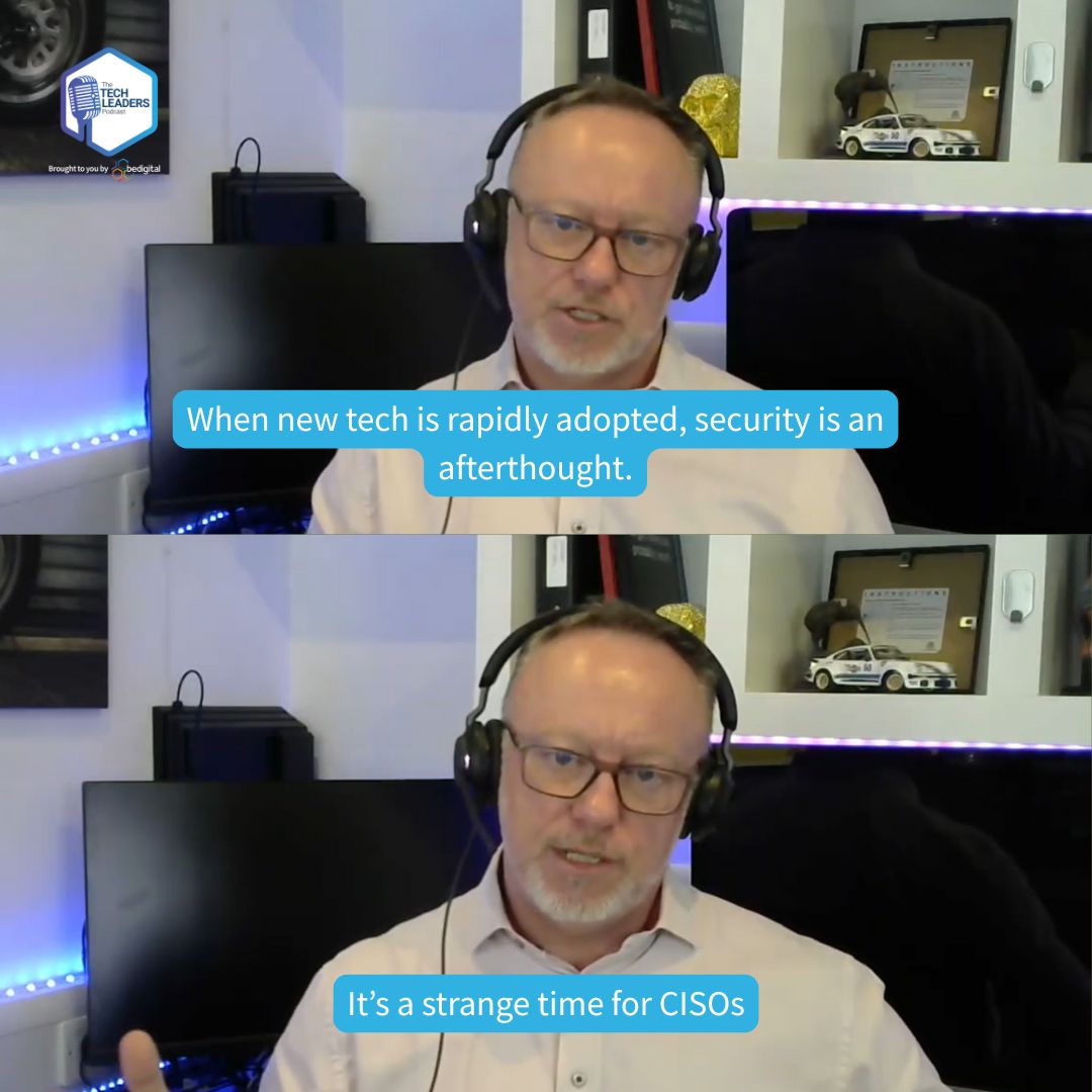 TechLPodcast's tweet image. Technology never stands still and neither can security.

In a previous episode of @techlpodcast, @Darren_Desmond, #CISO at @TheAA_uk, shares how leaders can stay ahead as #AI reshapes risk and why cyber hygiene still matters.

🎧bedigitaluk.com/podcast

#CyberSecurity