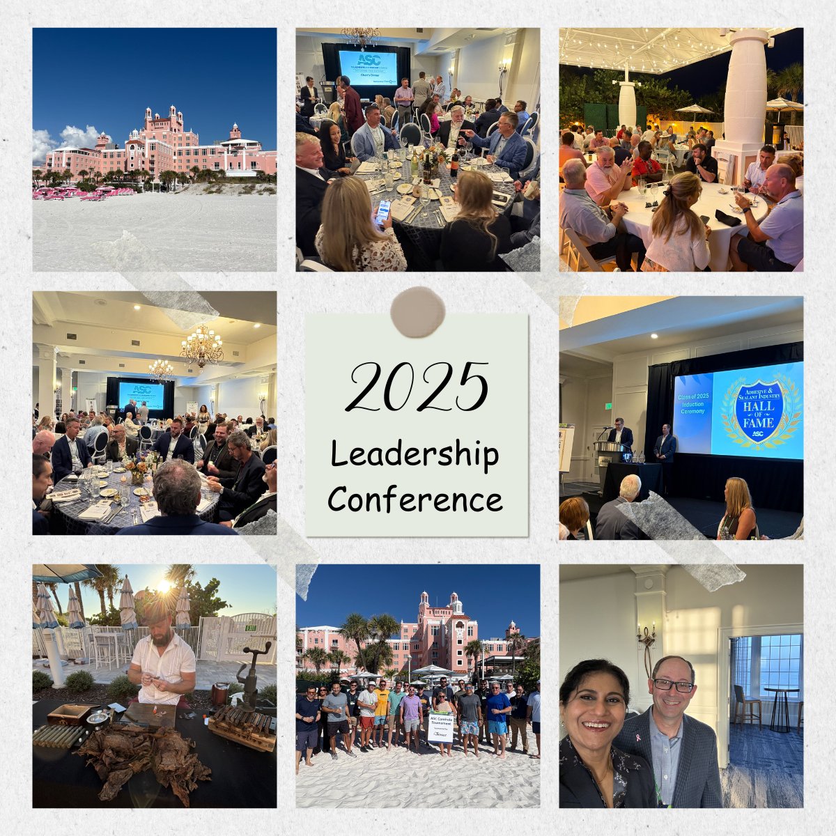 ASCouncil's tweet image. Last week was incredible as the #adhesive &amp;amp; #sealant industry&apos;s senior management came together for the annual Executive Leadership Conference in St. Pete, Florida. Over two and a half days, attendees enjoyed #networking, #leadership development,