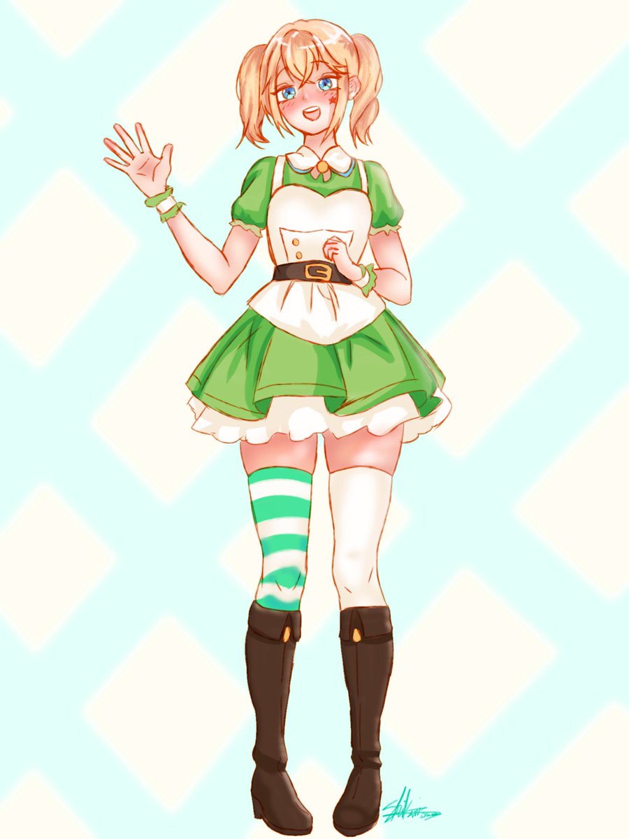 arnowrld's tweet photo. @VTuberComics Maybe... I think I could rock this. (art by shikamidraws) https://t.co/oWtTqCSKdY