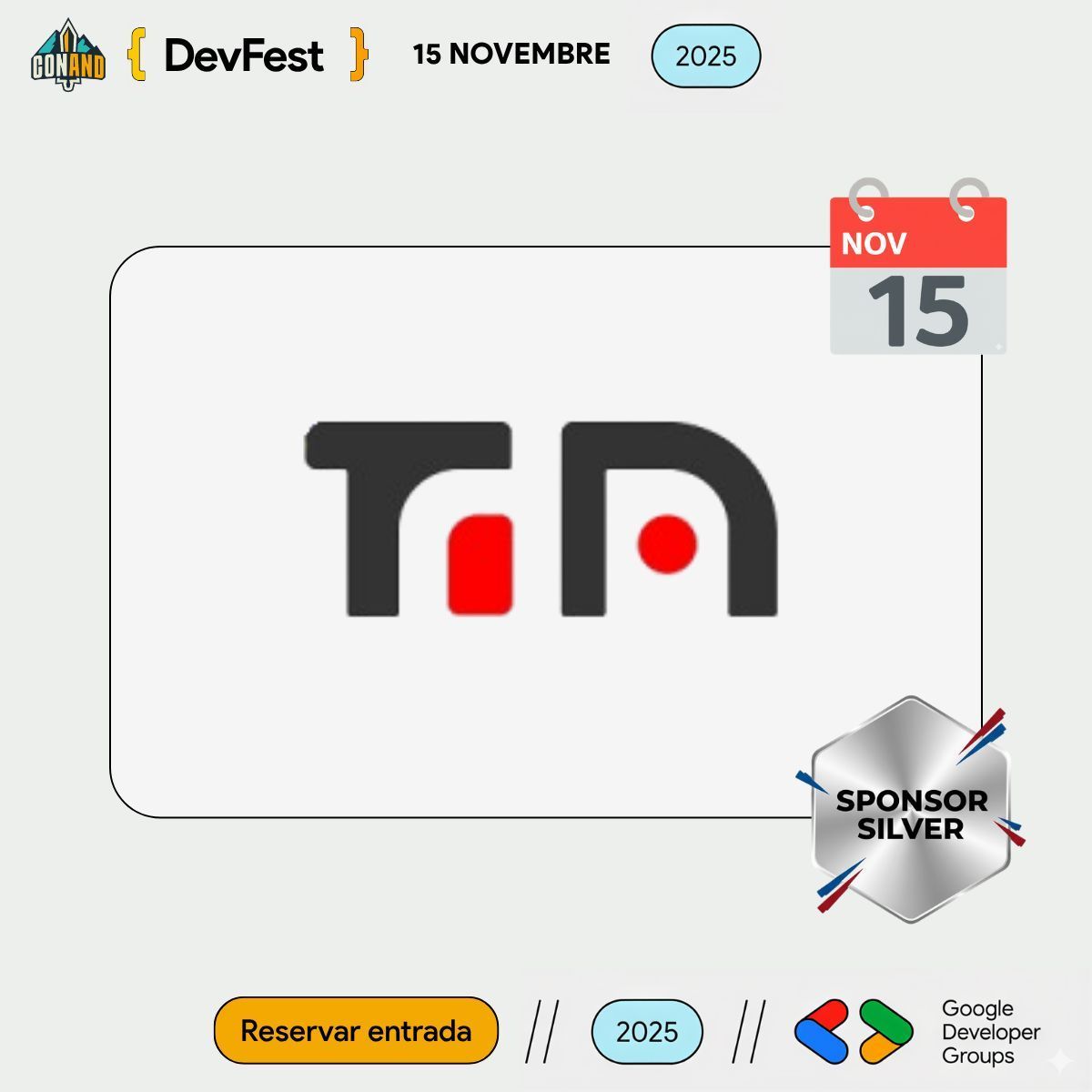 C0NAND's tweet photo. 🎉 Benvinguts, TdA – Tècniques d’Avantguarda!

Nou sponsor del Google DevFest Andorra – by AndSoft 🚀

TdA acompanya les organitzacions, impulsant projectes d'innovació, qualitat i visió de futur.

🎟️ Entrades 👉 https://t.co/GLyZ4T1DRo

#DevFestAndorra #AndorraTech #GDGAndorra https://t.co/itmtcDhtHr
