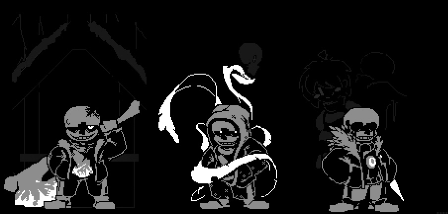 ManYou_MM's tweet photo. murder time trio
#undertaleAU https://t.co/gXy204MaHU