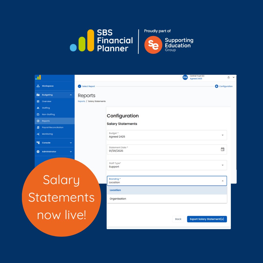 New in SBS Financial Planner — Salary Statements are now live!

✅ Run compliant statements with ease
✅ Export to PDF or Word
✅ Filter by contract type/date
✅ Add branding &amp; signatures
✅ Generate individual or bulk statements

More choice, clarity &amp; compliance confidence 👏