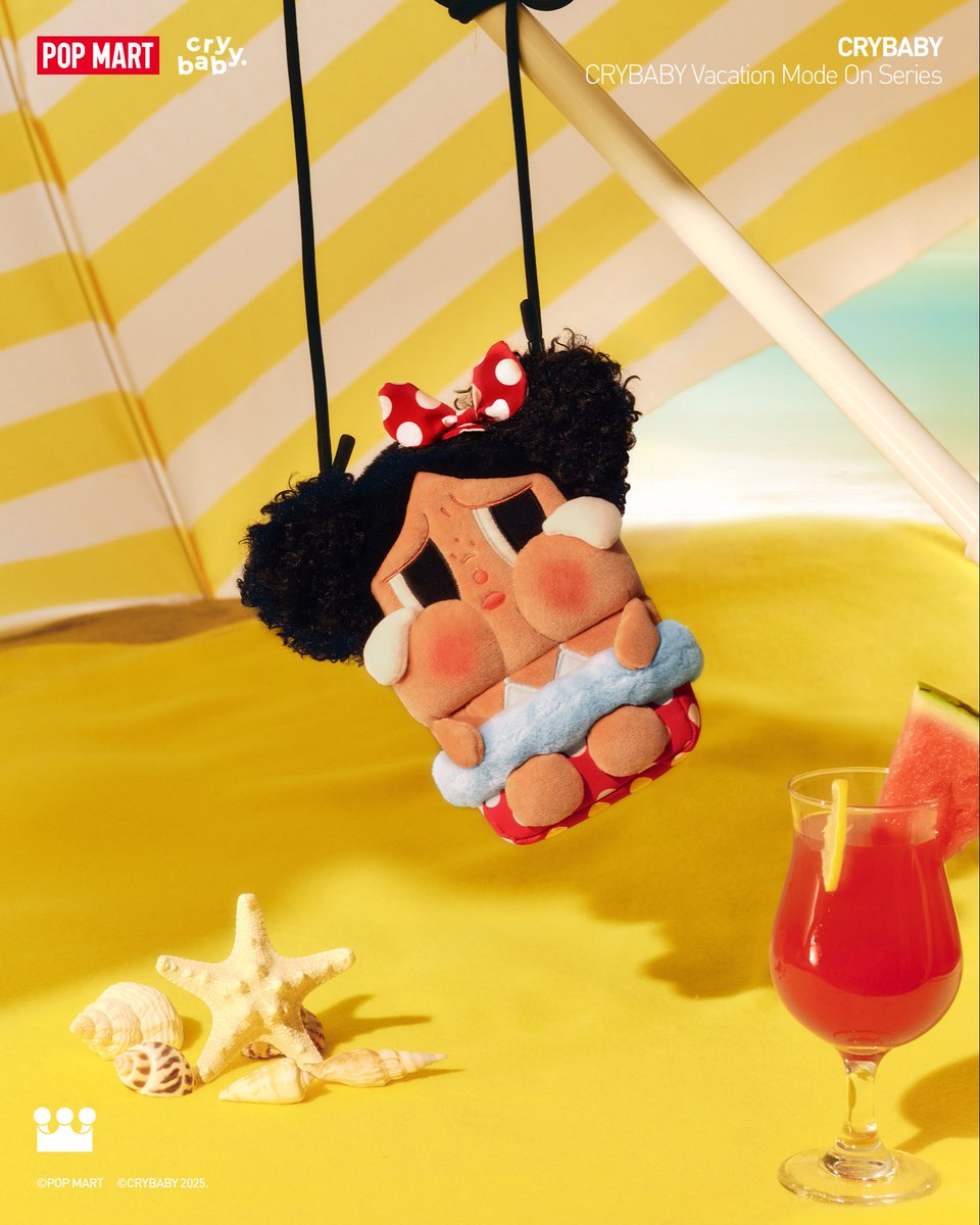 太陽の光も涼しい風も、ぜんぶ欲しい🌴 CRYBABYと一緒に、海辺の