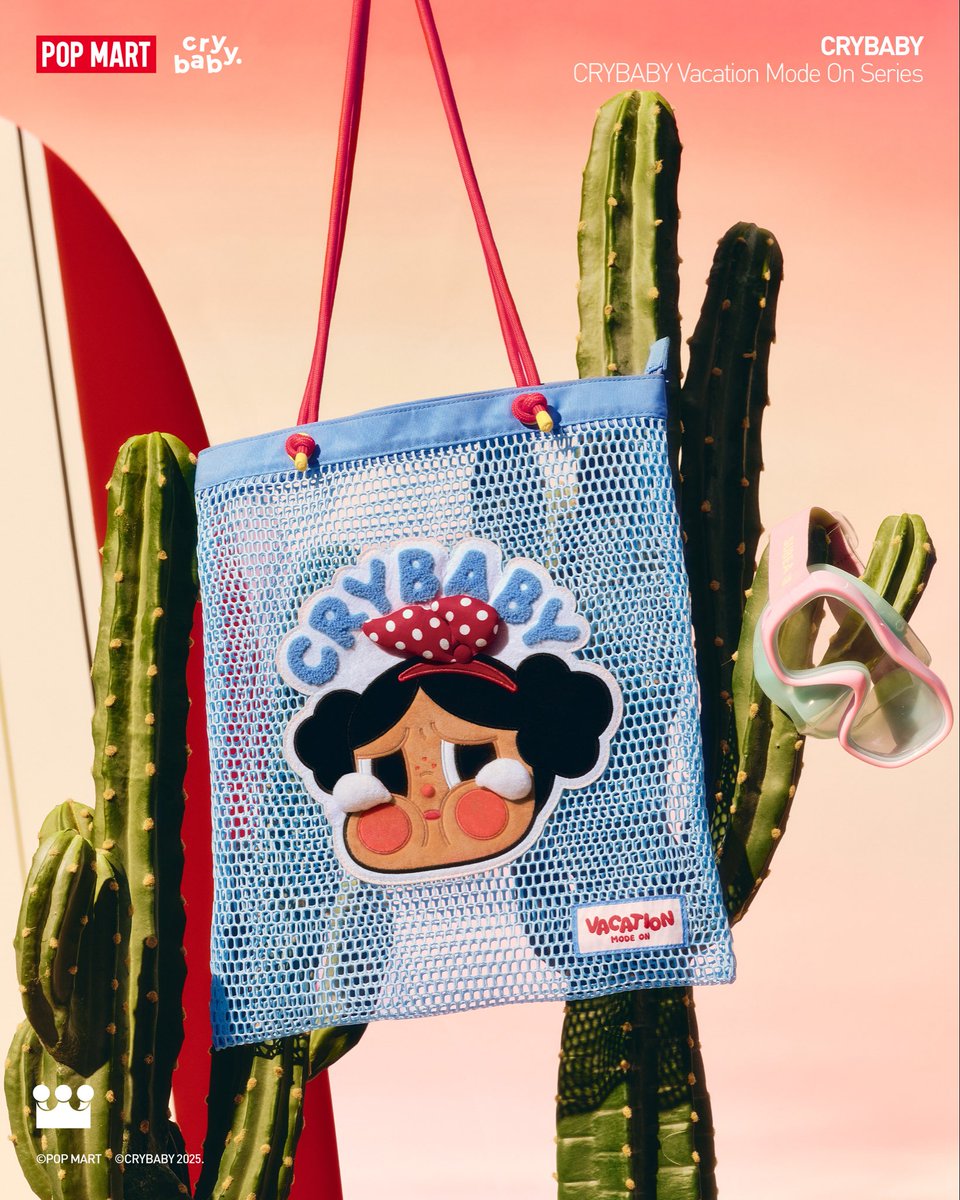 太陽の光も涼しい風も、ぜんぶ欲しい🌴 CRYBABYと一緒に、海辺の