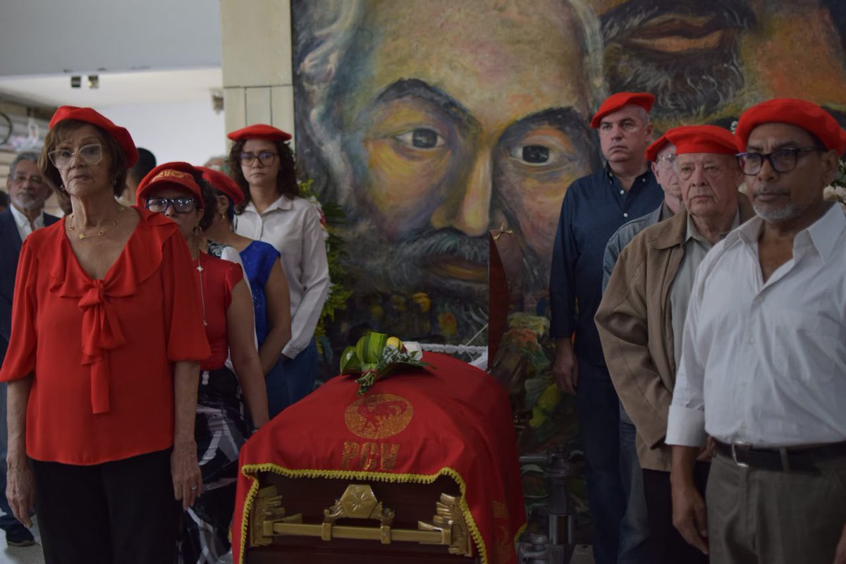 Venezuelas Kommunistiska Partis (PCV) president Perfecto Abreu Nieves gick bort tisdagen den 28 oktober.

#KarlGunnarsson #Kommunisterna #PCV #PerfectoAbreuNieves #SKP #Venezuela
riktpunkt.nu/2025/10/venezu…