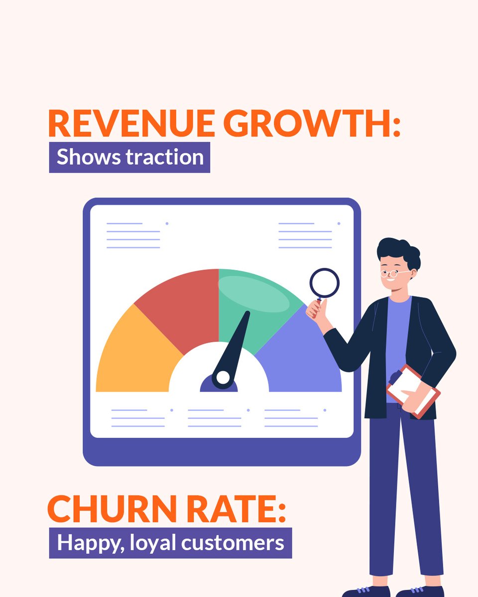 VenturesSolis's tweet photo. Track key startup KPIs: revenue growth, churn, CAC, LTV &amp; runway. 
Stay data-driven and impress investors! 📊

#SolisCapitalVentures #StartupFunding #VentureCapital #StartupIndia #Entrepreneurship #Mentorship #investment https://t.co/a609AYnItb