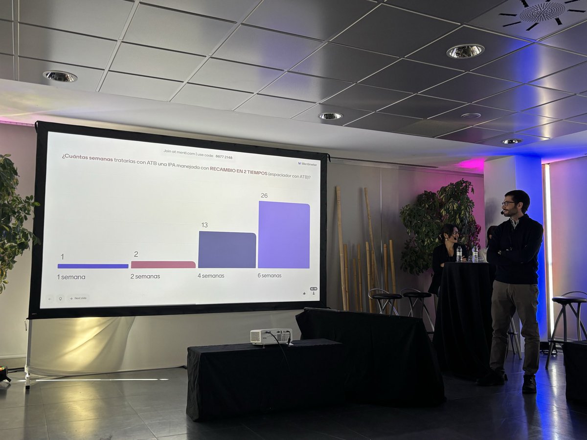 jdelpoleo's tweet image. X Reunión GEIO 2025. Mikel Mancheño. Shorter is better también en IOA? “It’s not only the length but also the surgical procedure and the antimicrobial choice” @GeioSeimc @SEIMC_