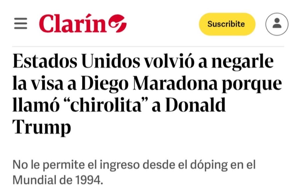 Nunca chirolita del poder, siempre Diego.
