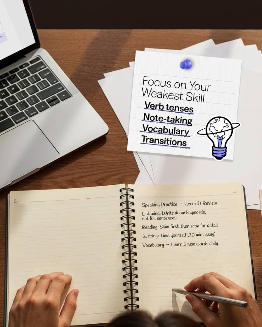 TOEFLAfrica's tweet image. Feeling nervous before your TOEFL test? You’re not alone.

The secret to confidence isn’t perfection, it’s preparation. From mini tests to tracking your progress, small habits can make a big difference on test day.

 Link in bio.
.
.
.
.
#TOEFL #TOEFLPrep #StudyTips #TOEFLTest