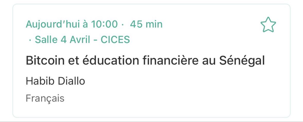 Bitcoin et éducation financière au Sénégal

Habib Diallo sur les <a href="/dakarbtcdays/">Dakar Bitcoin Days</a>, nous parle du programme d'éducation financière nationale qui sera bientôt déployée au Sénégal et qui incluera pour la première fois les cryptomonnaies.