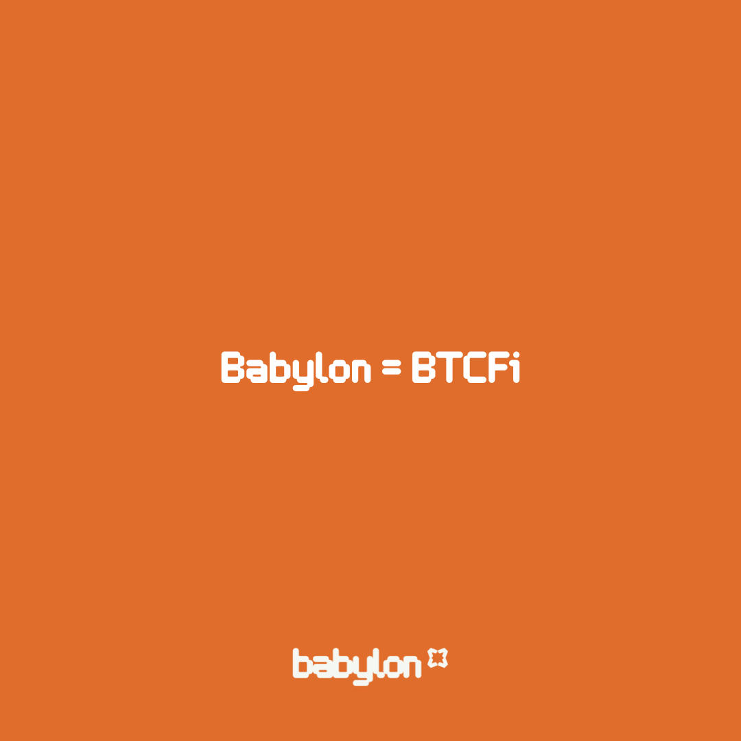 babylonlabs_io's tweet photo. gBABY.

Do we even need to say anything?

Babylon = BTCFi https://t.co/jZKX7UnUXo