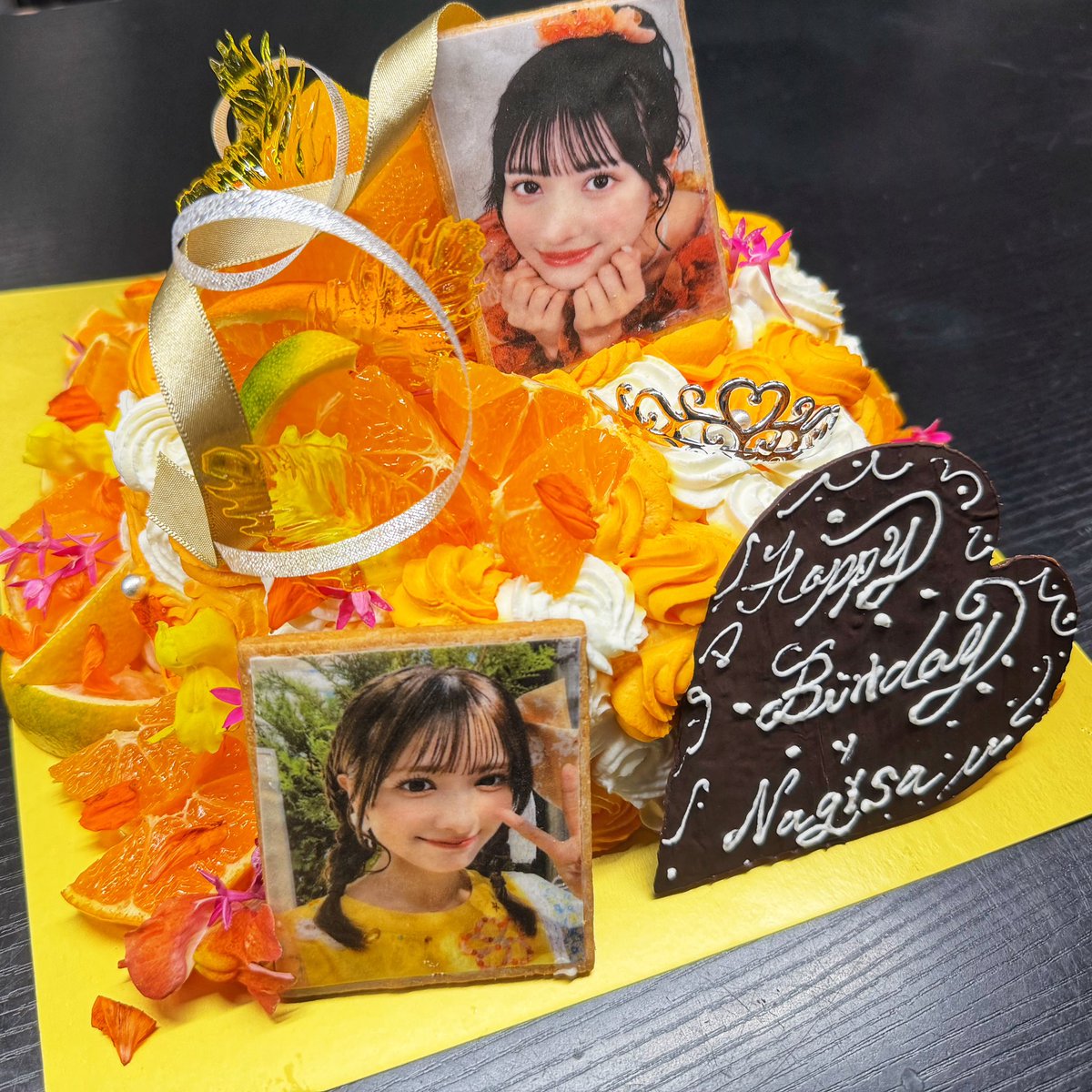 m_m_mackey1203's tweet image. 🧡推しのケーキシリーズVol.16🎂
SWEET STEADY 庄司なぎさちゃん🧡

優しさの中にあるまっすぐな強さ。
ステージでは堂々と、自分の道を切り拓く姿が本当にかっこいい。

どんな瞬間もポジティブに変える太陽のような存在で、
ファンの心に火を灯すような人

オレンジ×ホワイトで、…