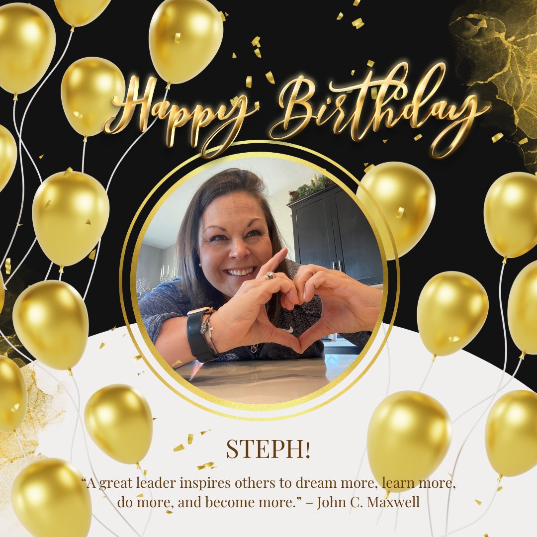 ChartAcademy's tweet image. 🎂 Please join us in wishing a very Happy Birthday to, Steph Jasa!!🎈

🤗 Your leadership, encouragement, and passion for what we do make such a difference. We’re grateful for all you do and hope your day is as wonderful as you are! 

#EPeeps #BirthdayPeeps #CHARTpeeps