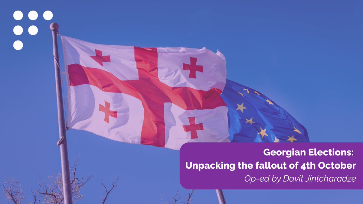 FPCThinkTank's tweet photo. 🗳️ New Op-Ed: Georgian Elections – Unpacking the Fallout of 4th October by @DavitJi 

Georgia’s recent local elections saw record-low turnout, a partial opposition boycott, and renewed concerns over electoral integrity.

📖 Read: https://t.co/RzwDUzNfFW https://t.co/VHFv3iri8U