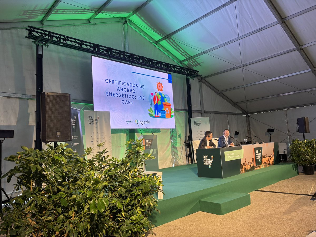 Seguimos con procesos para la #TransiciónEnergética en las #JornadasAnepma

Modera: Cesar Rico Vallejo  Secretario General de #ANEPMA

Ponencia Marco.: “Certificados de ahorro energético”. Con Roberto Pardal Lebrero. 
Certified Energy Manager. E3 INGENIA S.L