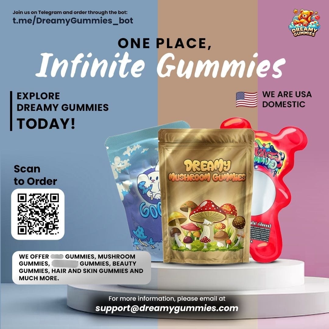 DreamyGummies's tweet photo. Instant Boost: Infinite Dreamy Gummies – Order While Supplies Last! 

🌐 Shop Instantly via telegram:
https://t.co/wGuEk3j47I 

📧 E-MAIL US AT:
support@dreamygummies.com 

📲 Scan the QR Code to shop in Seconds! 

#Telegram #DreamyGummies #MushroomGummies #usa https://t.co/mIug2imCWM