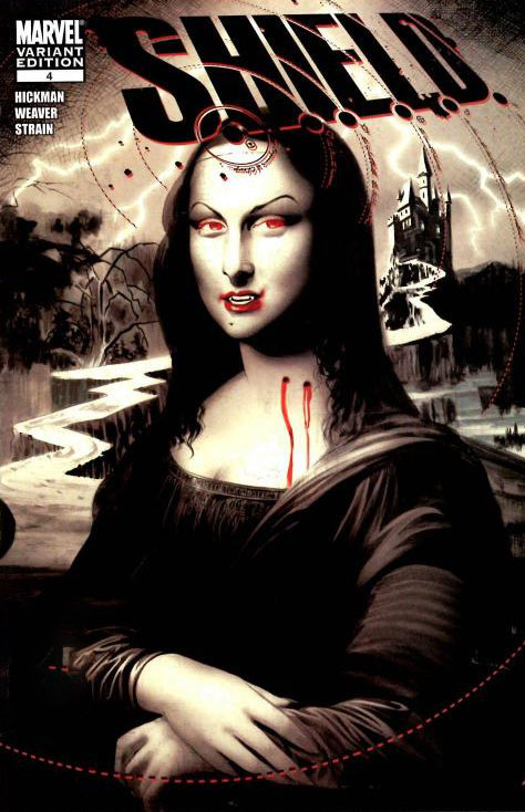 UNDERCOVERCOMI's tweet image. COMICS COVERS 🖼️ MONA LISA
#monalisa #louvre #comicsmeme #comicshomage #davinci 
#shield #marvel #artops #vertigo #veronica