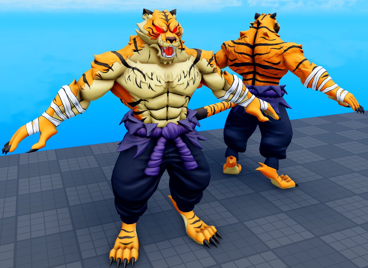 oreI_orL's tweet image. new tiger fruit transformation 3d model i had made for the upcoming blox fruits update
#RobloxDev #ROBLOX #rbxdev #bloxfruits