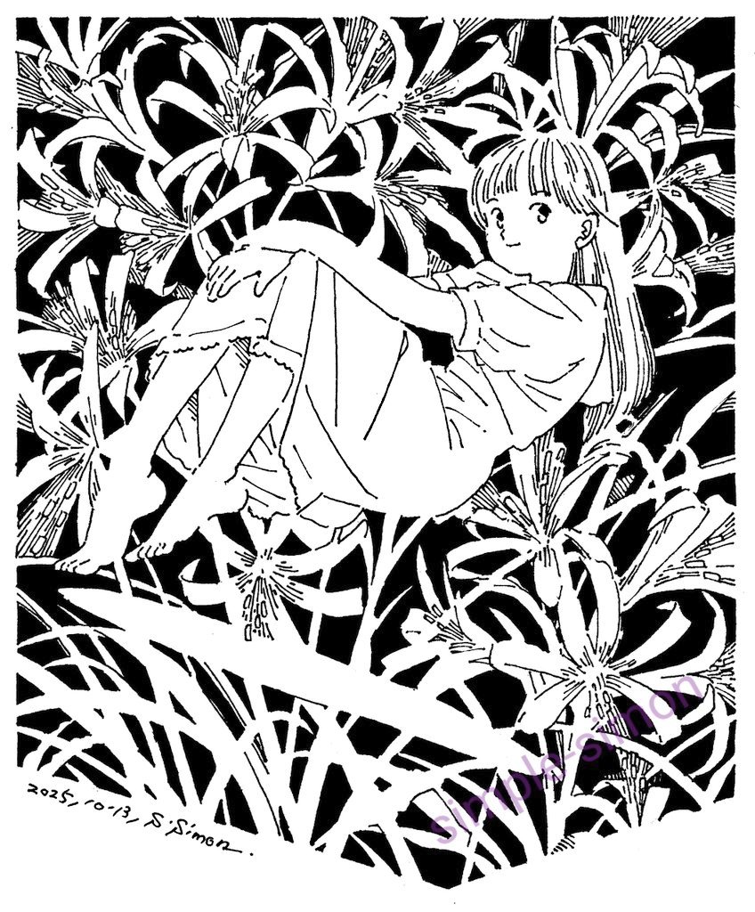 #今月描いた絵を晒そう ②
10月中旬から4枚です。
今日は新作お休みします🙇
家族のこととか自分の通院とかあったのですが、空いた時間はまったりしてました😅