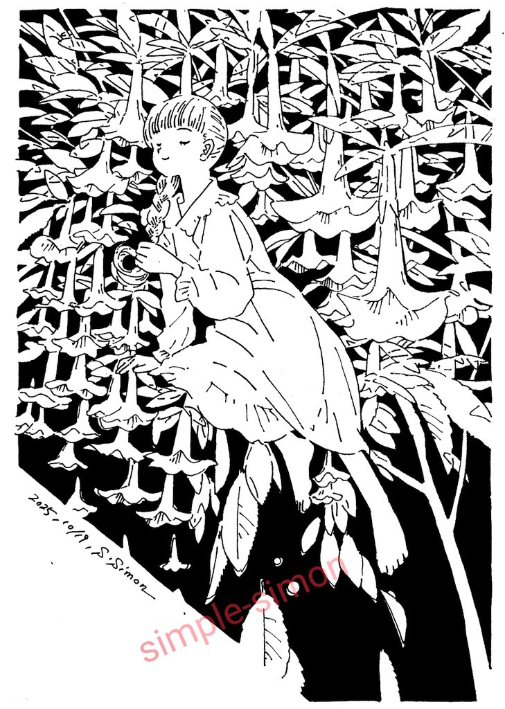 #今月描いた絵を晒そう ②
10月中旬から4枚です。
今日は新作お休みします🙇
家族のこととか自分の通院とかあったのですが、空いた時間はまったりしてました😅