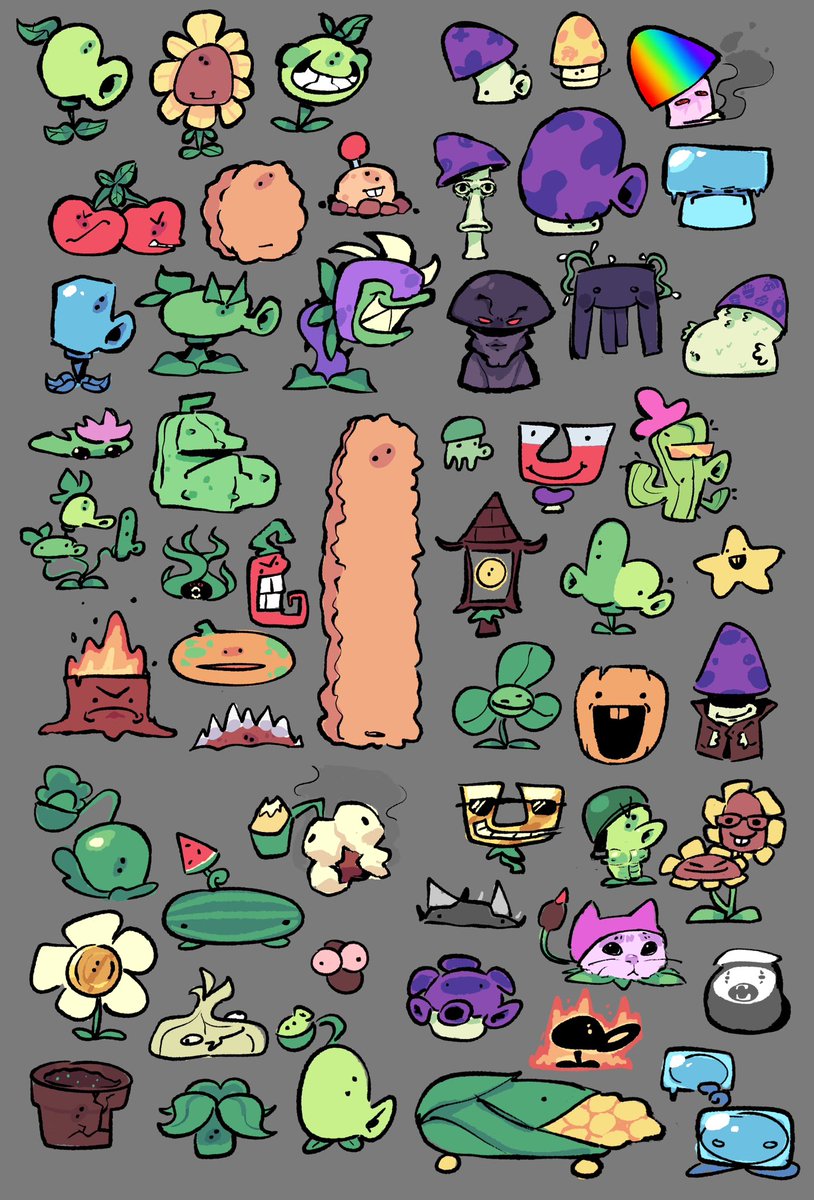 I’ve gotten away with drawing all plants from PvZ 1, AGAIN

Plants vs Zombies: Peeplanted