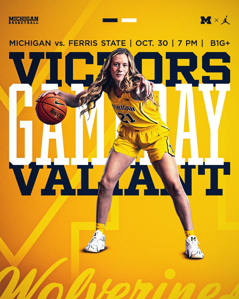 It's exhibition time at Crisler 〽️🏀

7 p.m., free admission
B1G+: myumi.ch/Qw3Q3
Live Stats: myumi.ch/NrQEZ
Listen: myumi.ch/n1Xng

#GoBlue